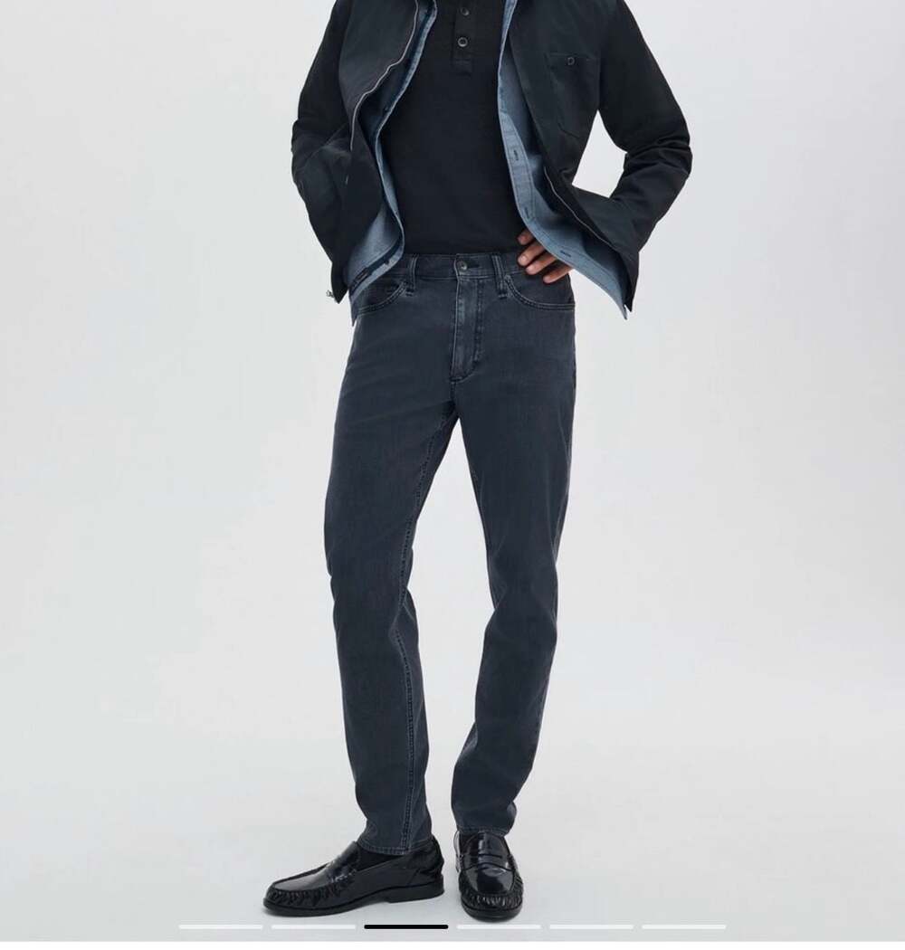 Rag & Bone Fit 2 Slim Jeans Blcknd Nvy Size 29